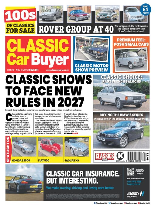 Cover image for Classic Car Buyer